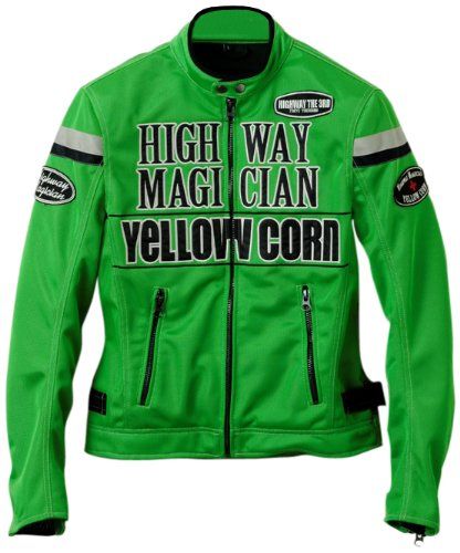 新品 [イエローコーン] Yellow Corn テキスタイルハイウェイマジシャン2 LIME-GREEN LL YB-4112