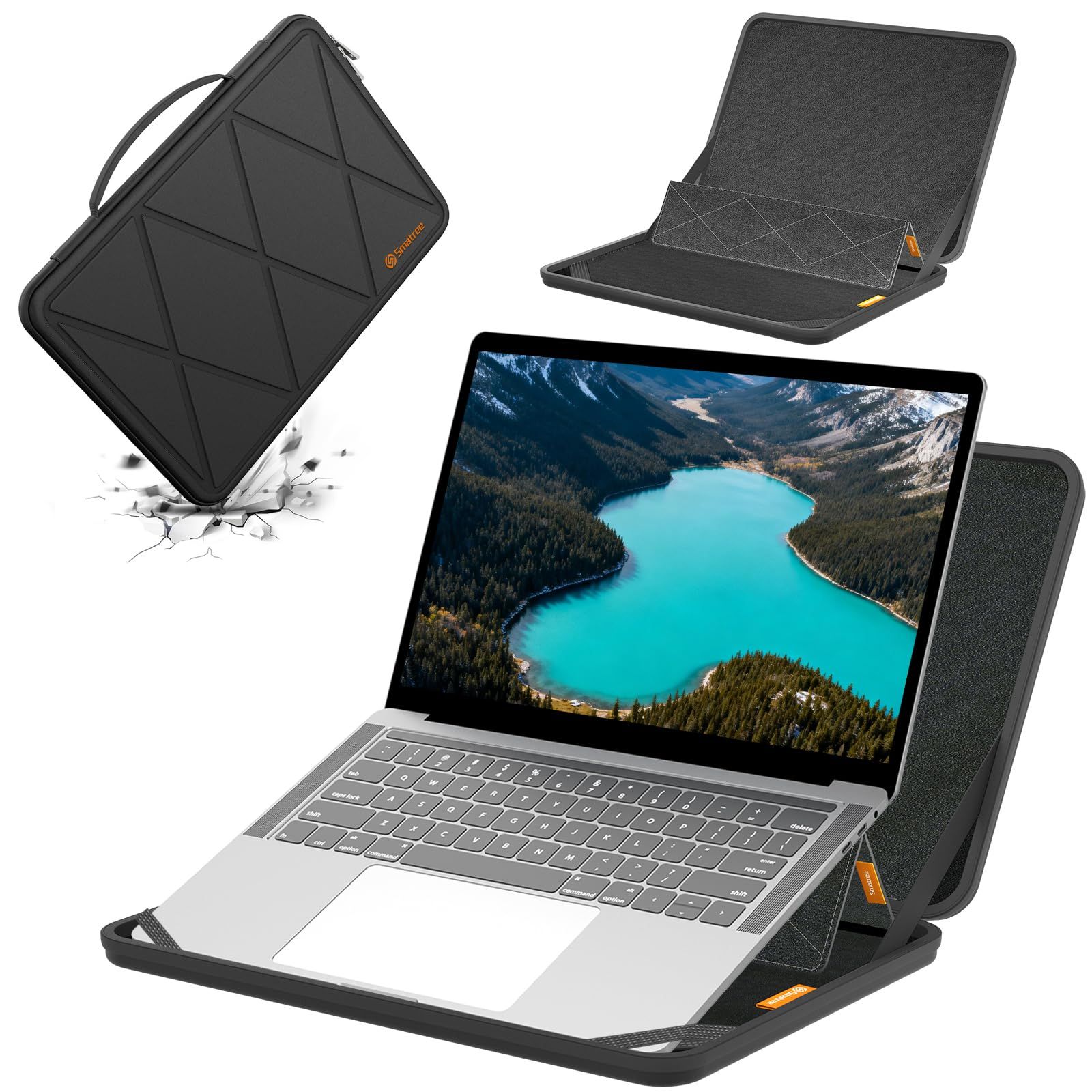 新品 Smatree MS54T ハードプロテクション 14 インチ ノートパソコンスリーブケース 適合機種： DELL Latitude 3450/3440/Vostro 3420、MSI Modern 14、Razer Blade 14 2022、 ASU