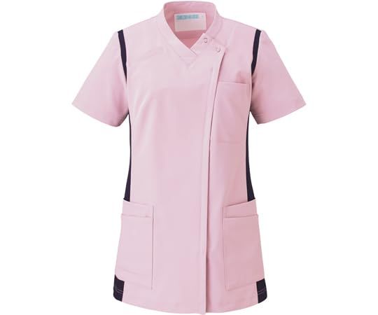 新品 [カゼン] ドレス ﾚﾃﾞｨｽｽｸﾗﾌﾞ(前開き) ピンク×ネイビー