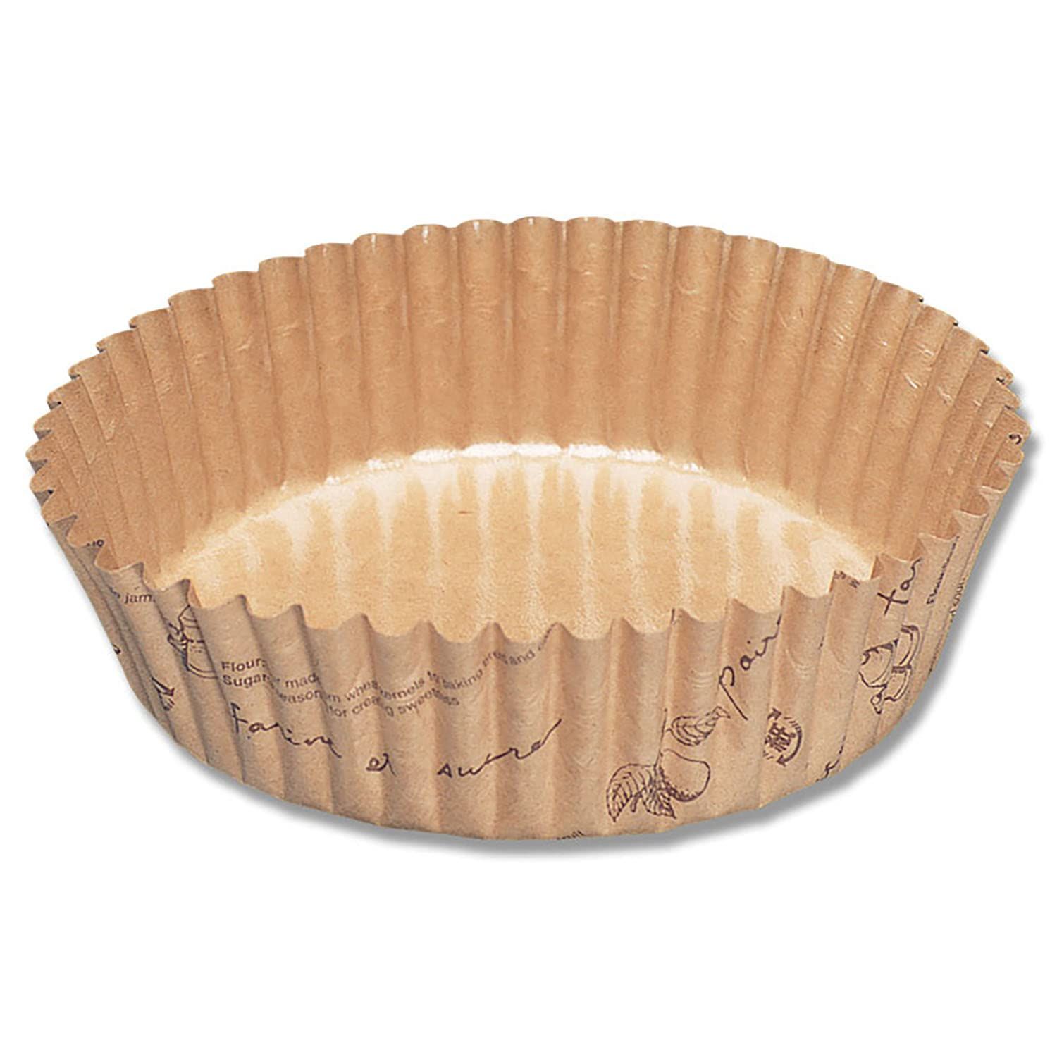 新品 【ケース販売】製菓資材 焼き型 ペットカップ 丸90 未晒ティータイム 004738263 1ケース(300枚入×10箱 合計3000枚)