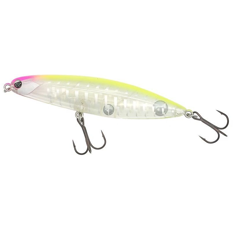 新品 FISH MAGNET フィッシュマグネット TYGAN タイガン TYGAN 110 MAXCAST タイガン110 マックスキャスト 秦拓馬 氏 110mm 29g Floating ペンシルベイト バス ルアー #05 チャートバッククリアボーン