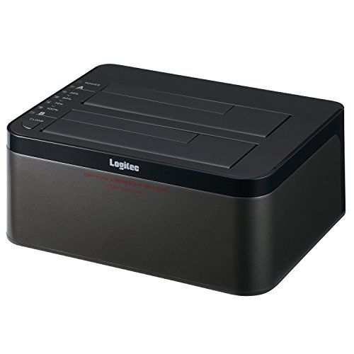 ロジテックダイレクト HDD SSD コピー スタンド デュプリケーター クローン 換装 usb対応 SATA 【 エラースキップ機能 / 3.5インチ / 2.5インチ / Win/Mac/テレビ 】 国内メーカー LHR-2BDPU3ES 2656e388