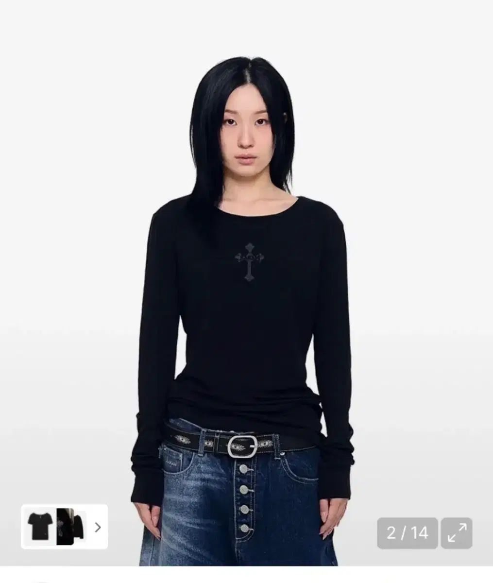 AKM CROS2 Long Sleeve アカム ブラック ロングスリーブ
