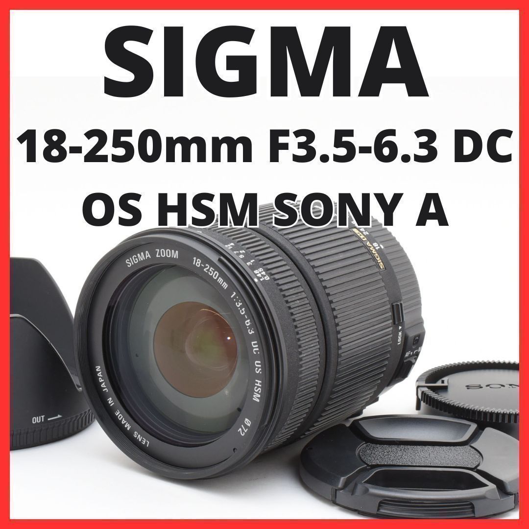 A22[7250]3 シグマ SIGMA 18-250mm F3.5-6.3 DC OS HSM ソニー SONY Aマウント用