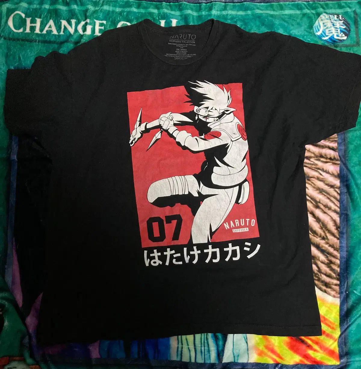 2XL NARUTO -ナルト- カカシ Tシャツ