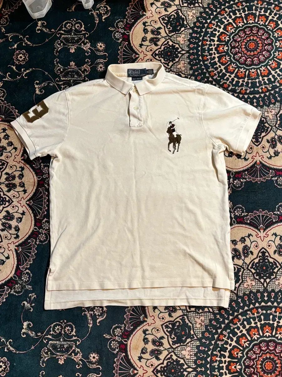 ビックポニー ポロラルフローレン ベージュ ポロTシャツ