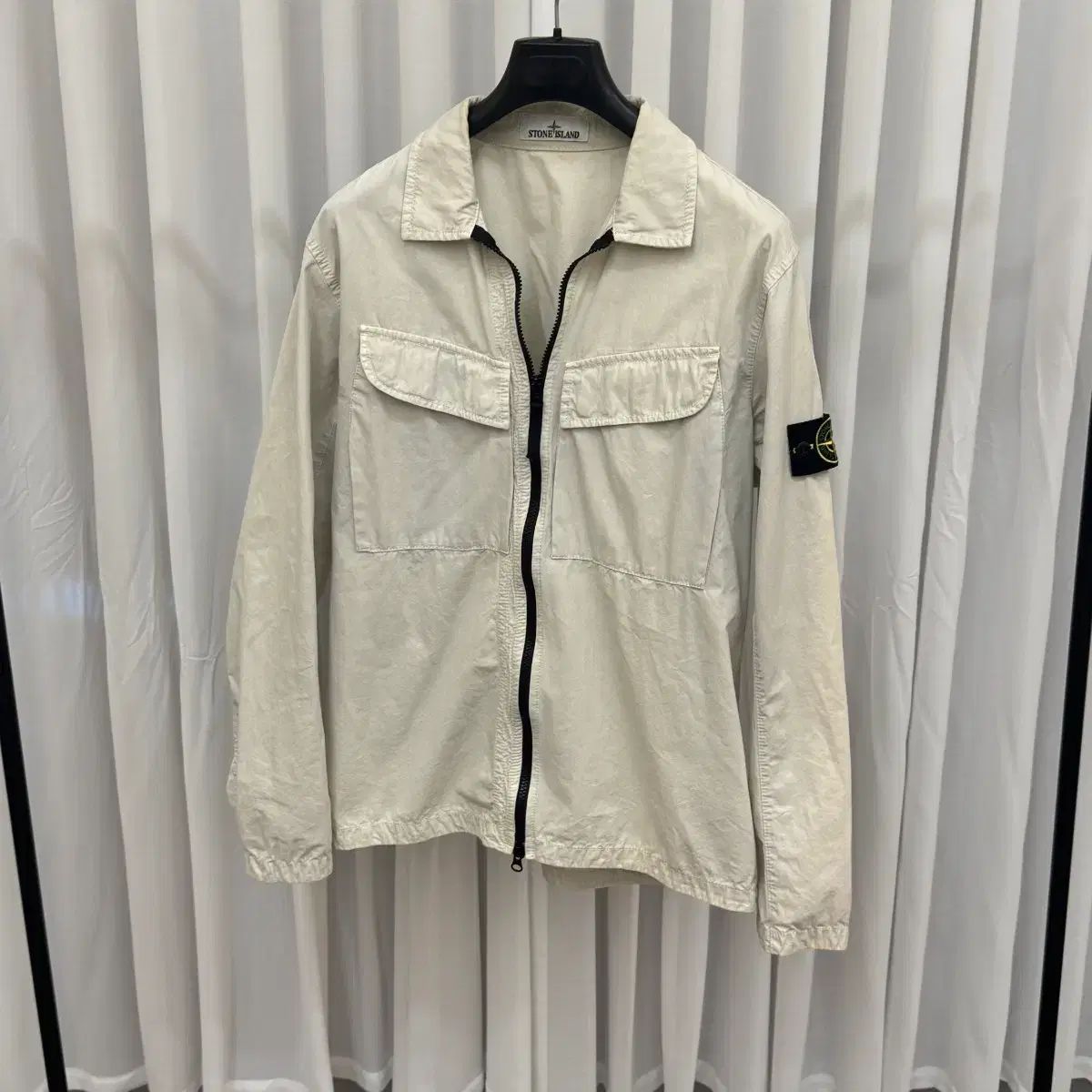 (新モデル 百貨店購入) STONE ISLAND ストーンアイランド オーバーサイズシャツ ジャケット