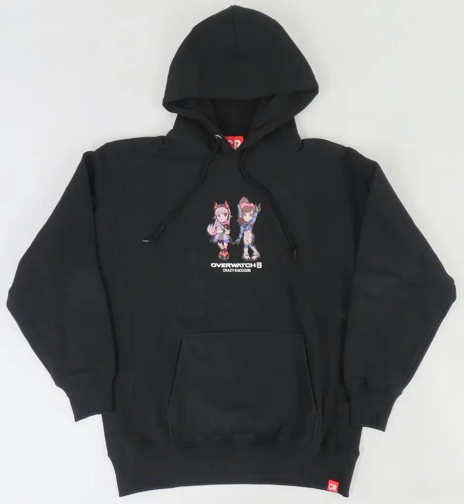 【中古】アウターウェア Selly×D.VA フーディー ブラック Mサイズ 「Crazy Raccoon×オーバーウォッチ 2」