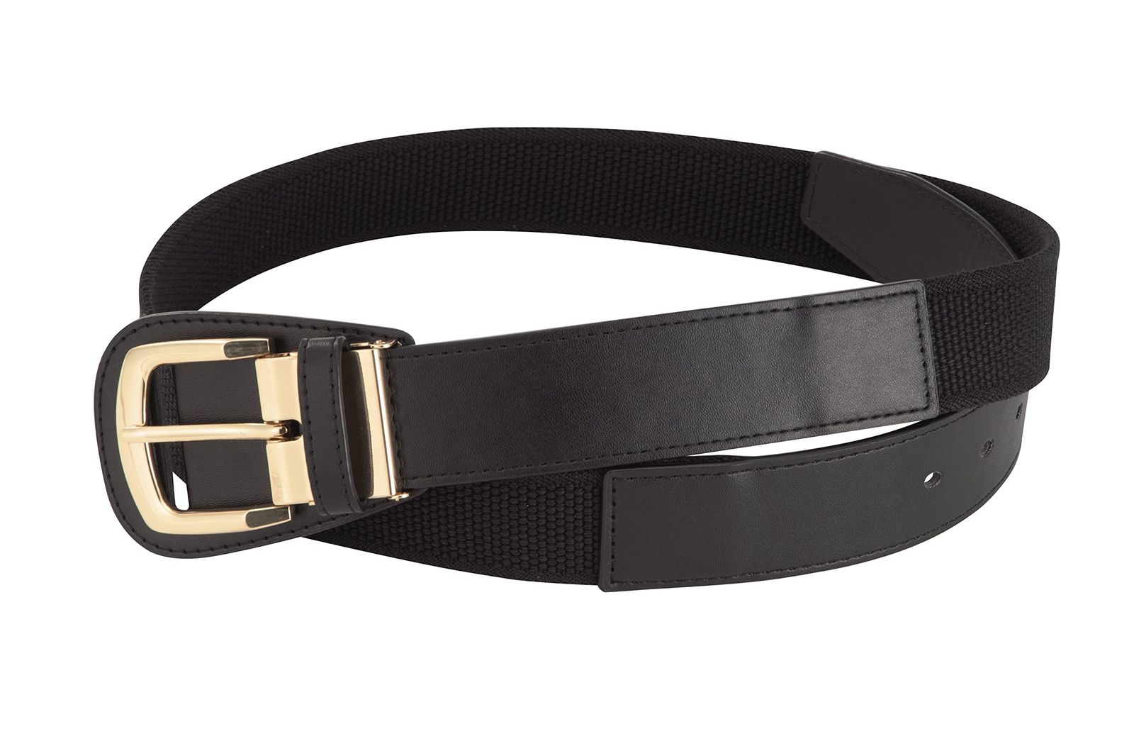新品 HI-GOLD ハイゴールド ストレッチベルト 伸びピタベルト ジュニアサイズ HV-NBJ ブラック