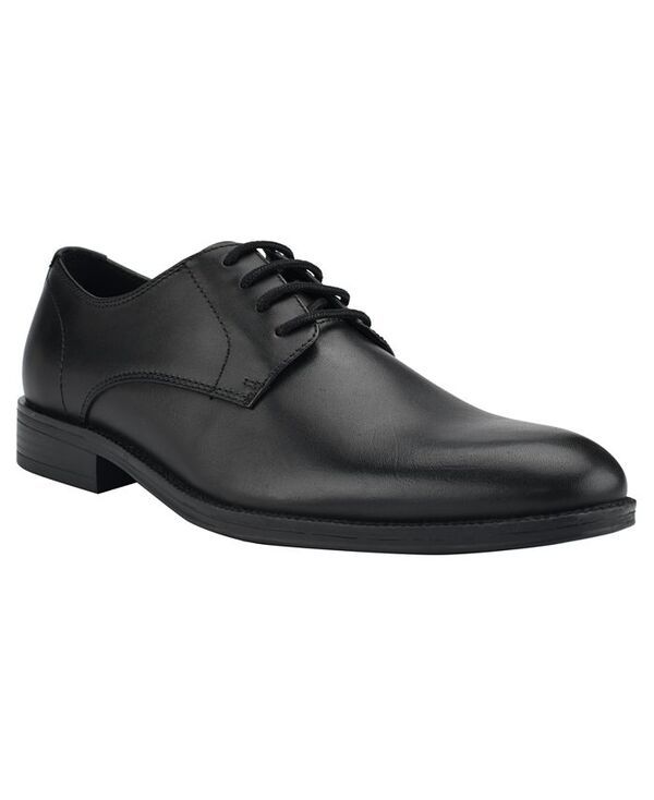 カルバンクライン メンズ シューズ スリッポン・ローファー オックスフォード レース Calvin Klein Mens Jack Lace Up Dress Oxford Black Leather ブラック