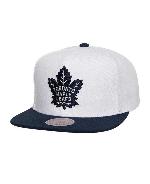 ミッチェルネス メンズ アクセサリー 帽子 Mitchell Ness Mens White Toronto Maple Leafs Core Team Ground 20 Snapback Hat White ホワイト