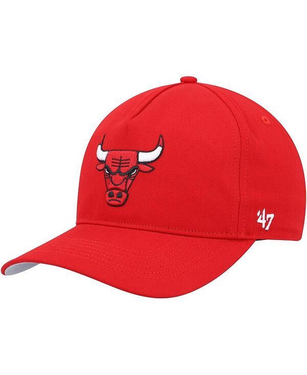 47 ブランド メンズ アクセサリー 帽子 47 Brand Mens Red Chicago Bulls Hitch Snapback Hat Red レッド