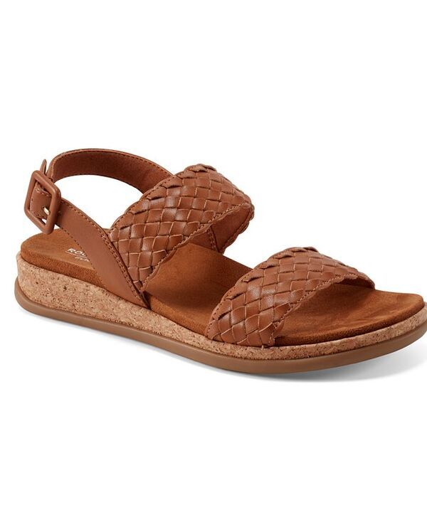 ロックポート レディース シューズ サンダル Rockport Womens Yarelia Open Toe Casual Slingback Sandals Brown ブラウン