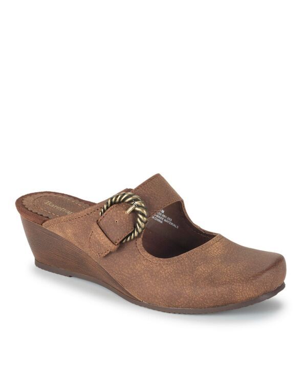 ベアトラップス レディース シューズ サンダル Baretraps Womens Luna Ornamented Slip On Mules Cashew