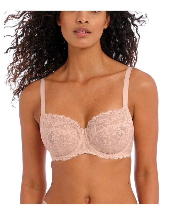 フレイヤ レディース アンダーウェア ブラジャー Freya Offbeat Underwire Side Support Bra AA5451 Natural Beige ベージュ