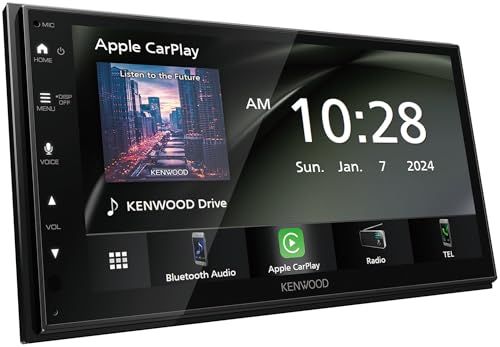 ケンウッド(Kenwood) ディスプレイオーディオ 7インチ DMX5523S ワイヤレス接続「Apple CarPlay」「Android Auto」対応 WSVGAの 静電タッチパネル搭載 ステリモ対応ワイヤレスミラーリング(沖縄・離島 f8e53591
