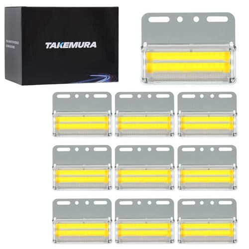 Takenous 竹村商会 led サイドマーカー ダウンライト マーカーランプ 24v 10個入り トラック (アンバー)ts 06feff5b
