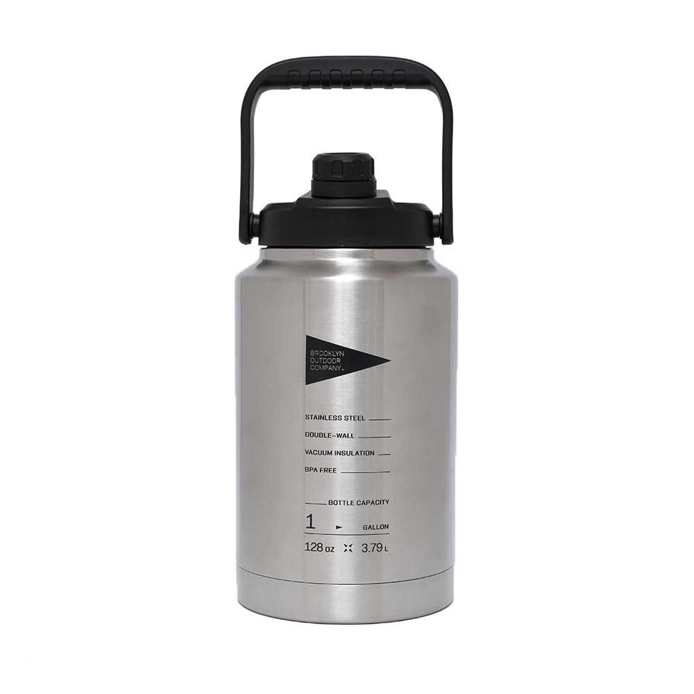 BROOKLYN OUTDOOR COMPANY (BOC) ブルックリンアウトドアカンパニー サーモジャグ 2.5L 3.8L 保冷 保温 NY発 キャンプ アウトドア 真空断熱構造 (3.8L シルバー)pms 7f0d9799