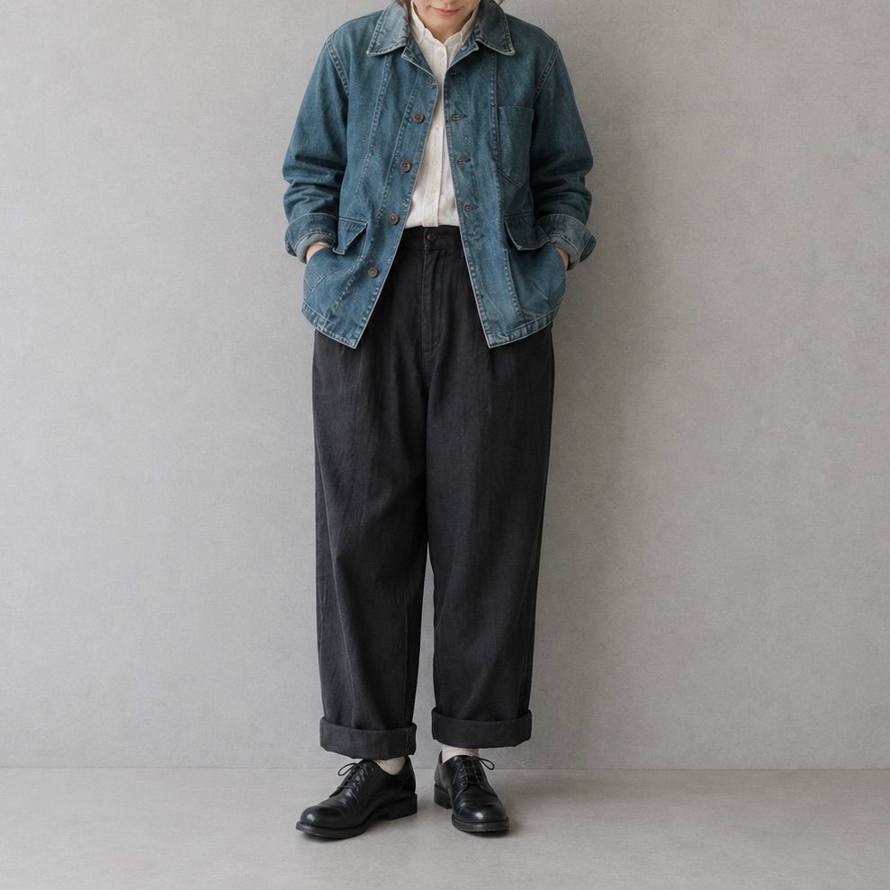 chimala / denim coverall jacket - メルカリ