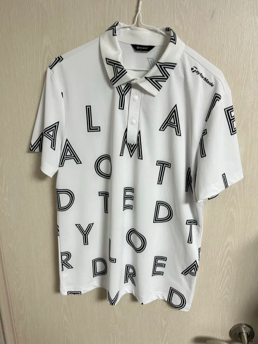 TaylorMade Golf ウェア 半袖 カラーTシャツ 白 Lサイズ 出品