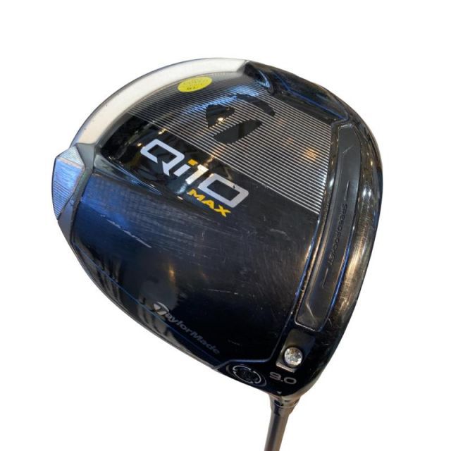 【中古】 テーラーメイド Qi10 MAX 9° ドライバー DR 純正特注シャフト (フレックスS) メンズ 男性用 右利き 右用 Cランク ゴルフクラブ