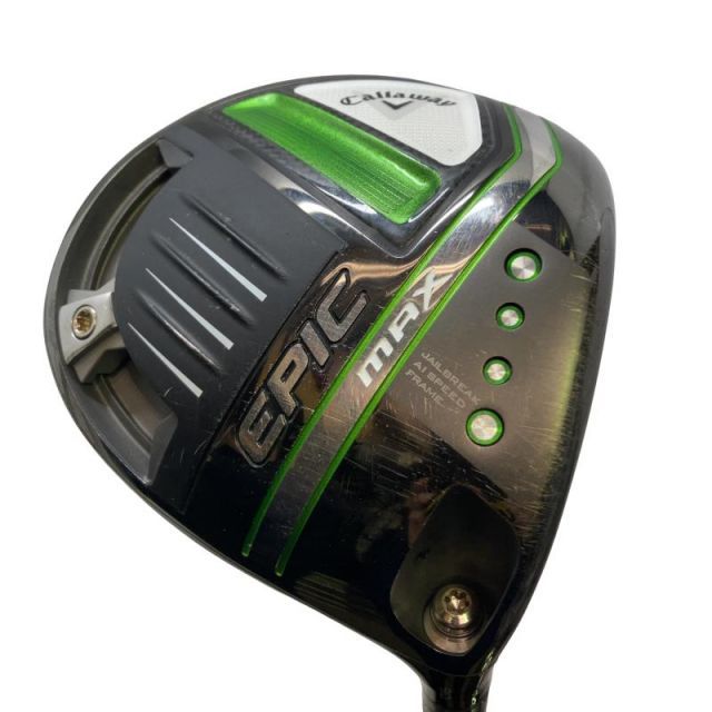 【中古】 キャロウェイ EPIC MAX 9° ドライバー DR 純正特注シャフト (フレックスS) メンズ 男性用 右利き 右用 Cランク ゴルフクラブ