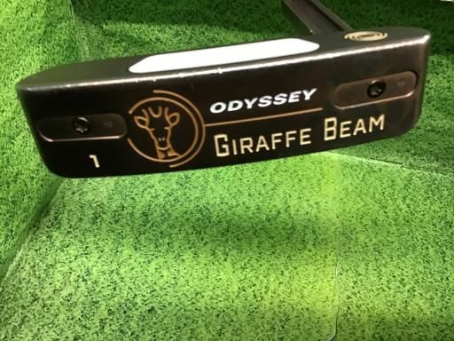 【中古】 オデッセイ GIRAFFE-BEAM #1 34インチ パター PT STROKE LAB 90 スチール (フレックスその他) メンズ 男性用 右利き 右用 Cランク ゴルフクラブ