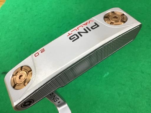 【中古】 ピン VAULT 2.0 DALE ANSER プラチナム(335g) 33インチ(PP58グリップ) パター PT スチール (フレックスその他) メンズ 男性用 右利き 右用 Cランク ゴルフクラブ