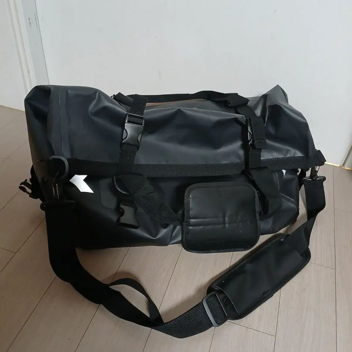 防水ダッフルバッグ ブラック