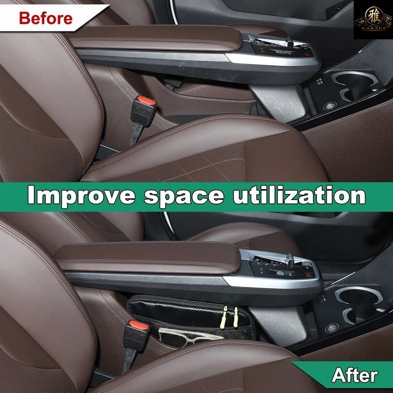 BMW X1 IX1 U10 U11 2023-2025用 オックスフォードクロス製カーセンターコントロール下部多機能ラゲッジ収納バッグオーガナイザーバッグ BMW X1 IX1 U10 U11 2023-2025用 オックスフォードクロス製カーセンターコントロール下部多機能ラゲッジ収納バッグオーガナイザーバッグ