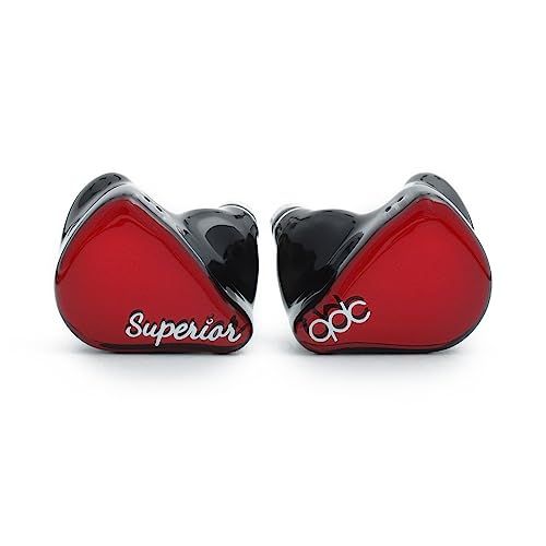 キューディーシー(qdc) SUPERIOR Vermilion Red [10mmシングルフルレンジダイナミックドライバー搭載イヤホン] 同軸デュアル磁気回路&デュアルキャビティ構造 IEM2pinコネクター採用 ハイレゾ リスニング/モニ ba5c9ee0