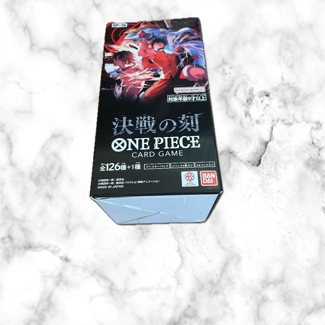 新品未開封】ワンピースカードゲーム 決戦の刻 1BOX(24パック) - メルカリ