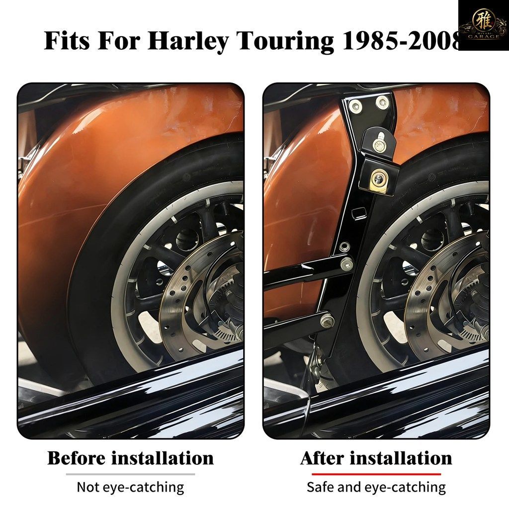 ハーレーツーリング FLT FLH 1985-2008 ロード エレクトラ ストリート グライド ロード キング ウルトラ用モーターサイクル サドルバッグ
