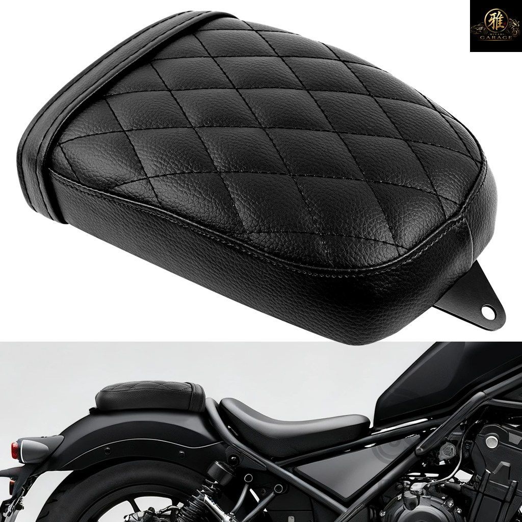 ホンダ CMX1100 2021-2025 用オートバイ用パッセンジャーシート衝撃吸収ジェルレザーコンフォートクッション