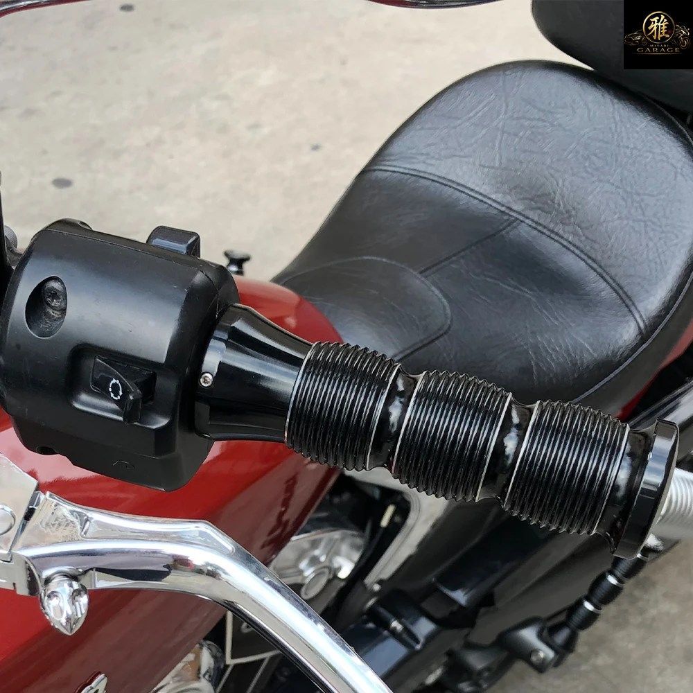 オートバイ用ハンドルバーグリップ アルミ製ハンドグリップ 左右兼用 インディアン スカウト シックスティ ABS トゥエンティ ローグ 2015-2