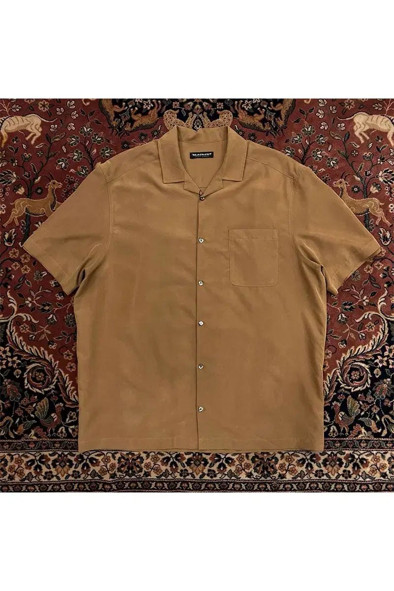XL ブラックアウト サンド モダール シャツ ブラウン