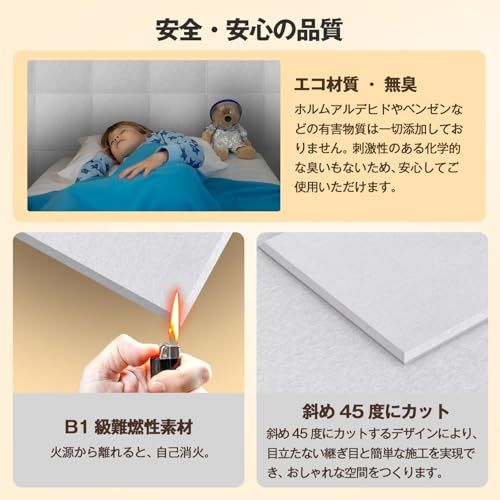 YOPIN 【自己粘着】吸音ボード 防音材 200kg/m? 高密度 吸音パネル 吸音材 壁用 消音 吸音 防音 騒音対策 30*30cm 設置簡単 室内装飾 DIY 難燃 防湿 保温 賃貸 剥がせる 押しピン付き 24枚(沖縄・離島の方発送 44b87b71 YOPIN 【自己粘着】吸音ボード 防音材 200kg/m? 高密度 吸音パネル 吸音材 壁用 消音 吸音 防音 騒音対策 30*30cm 設置簡単 室内装飾 DIY 難燃 防湿 保温 賃貸 剥がせる 押しピン付き 24枚(沖縄・離島の方発送 44b87b71