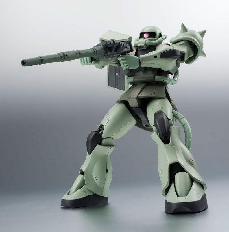 TAMASHII NATIONS ROBOT魂 機動戦士ガンダム <SIDE MS> MS-06 量産型ザク ver. A.N.I.M.E.(再販版) 約125mm PVC&ABS製 塗装済み可動フィギュア/ 38d67e47 TAMASHII NATIONS ROBOT魂 機動戦士ガンダム <SIDE MS> MS-06 量産型ザク ver. A.N.I.M.E.(再販版) 約125mm PVC&ABS製 塗装済み可動フィギュア/ 38d67e47