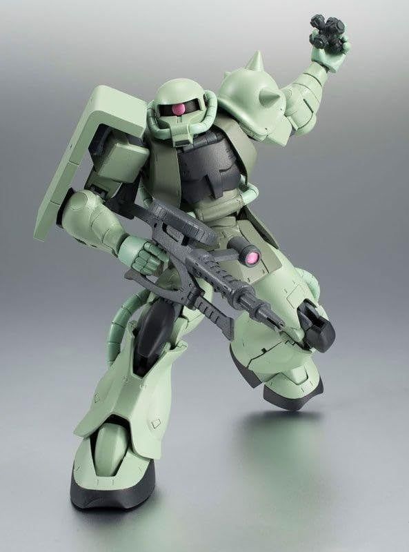 TAMASHII NATIONS ROBOT魂 機動戦士ガンダム <SIDE MS> MS-06 量産型ザク ver. A.N.I.M.E.(再販版) 約125mm PVC&ABS製 塗装済み可動フィギュア/ 38d67e47 TAMASHII NATIONS ROBOT魂 機動戦士ガンダム <SIDE MS> MS-06 量産型ザク ver. A.N.I.M.E.(再販版) 約125mm PVC&ABS製 塗装済み可動フィギュア/ 38d67e47