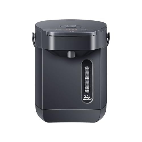 COMFEE' 電気ポット 電動お湯ポット 2.2L マイコン 保温温度調整 安全ロック 湯量選択 機能 省エネ インディゴグレー/ a2b3e7c4 COMFEE' 電気ポット 電動お湯ポット 2.2L マイコン 保温温度調整 安全ロック 湯量選択 機能 省エネ インディゴグレー/ a2b3e7c4