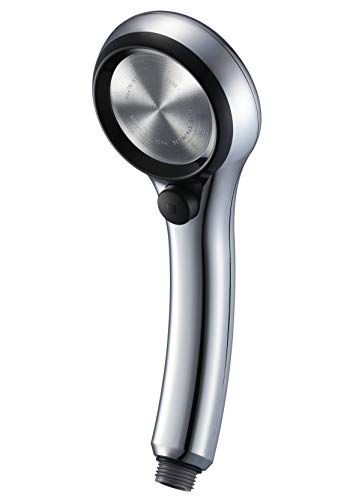 SANEI(サンエイ) シャワーヘッド レイニーメタリック 手元ストップ 節水率50% 極細水流 勢いアップ 黒 PS313-81XA-CD/ 006f2f32
