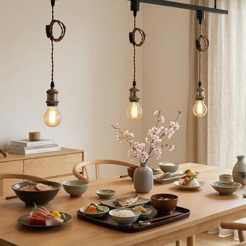 【新品】ペンダントライト E26口金 LED電球付き フィラメント電球 電球ソケット 照明器具 配線ダクトレール用 天井照明 吊り下げ コード付き 100cm調節可能 PSE認証済 3灯セット 8e952c64