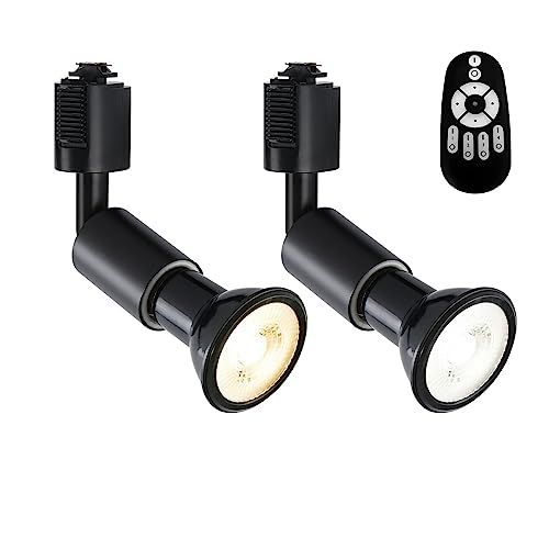 【新品】ダクトレールライト LEDスポットライト E26口金 LED電球付き 調光調色 消費電力6W(40W形相当) リモコン付き 遠隔操作 ビーム電球 ライティングレール 天井照明 角度調節可能 昼光色 昼白色 電球色 常夜灯 ブラック 2 74b49ef5 【新品】ダクトレールライト LEDスポットライト E26口金 LED電球付き 調光調色 消費電力6W(40W形相当) リモコン付き 遠隔操作 ビーム電球 ライティングレール 天井照明 角度調節可能 昼光色 昼白色 電球色 常夜灯 ブラック 2 74b49ef5