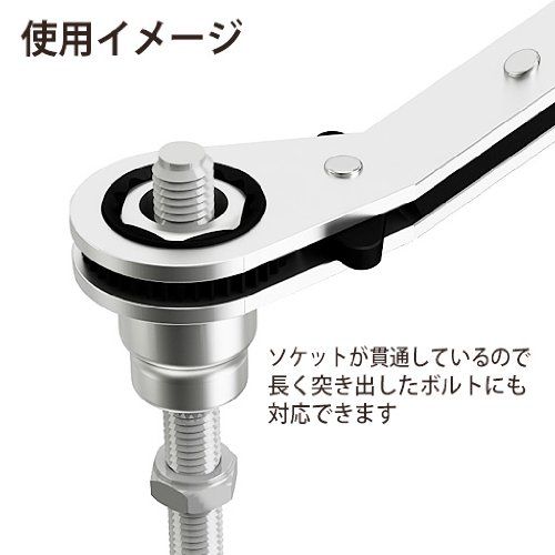 (STRAIGHT/ストレート) 貫通式 ソケットセット 13ピース 10-760★m 0123d978