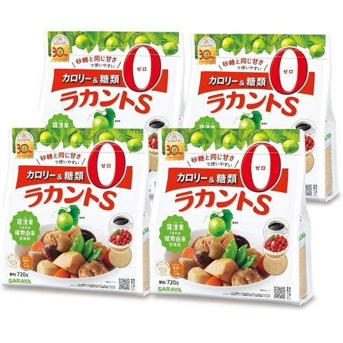 サラヤ ラカントS 顆粒 720g×4セット 糖質０カロリー0 甘味料