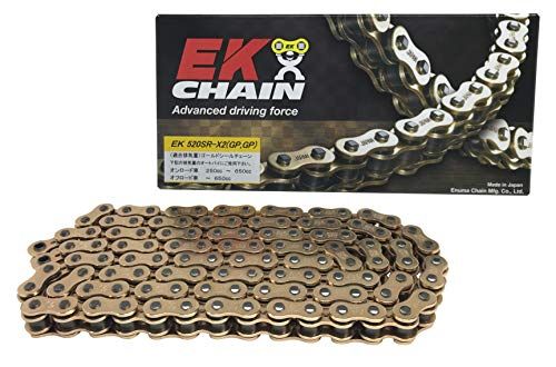 EK(イーケー) QXリングシールチェーン 520SR-X2 ゴールド 110L 【カシメジョイント】ma d758f24c