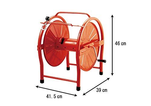 グリーンライフ スチールホースリール 40~50m巻用 内径15?ホース用 巻き取りガイド付 オレンジ HR-Lma f14435a9 グリーンライフ スチールホースリール 40~50m巻用 内径15?ホース用 巻き取りガイド付 オレンジ HR-Lma f14435a9