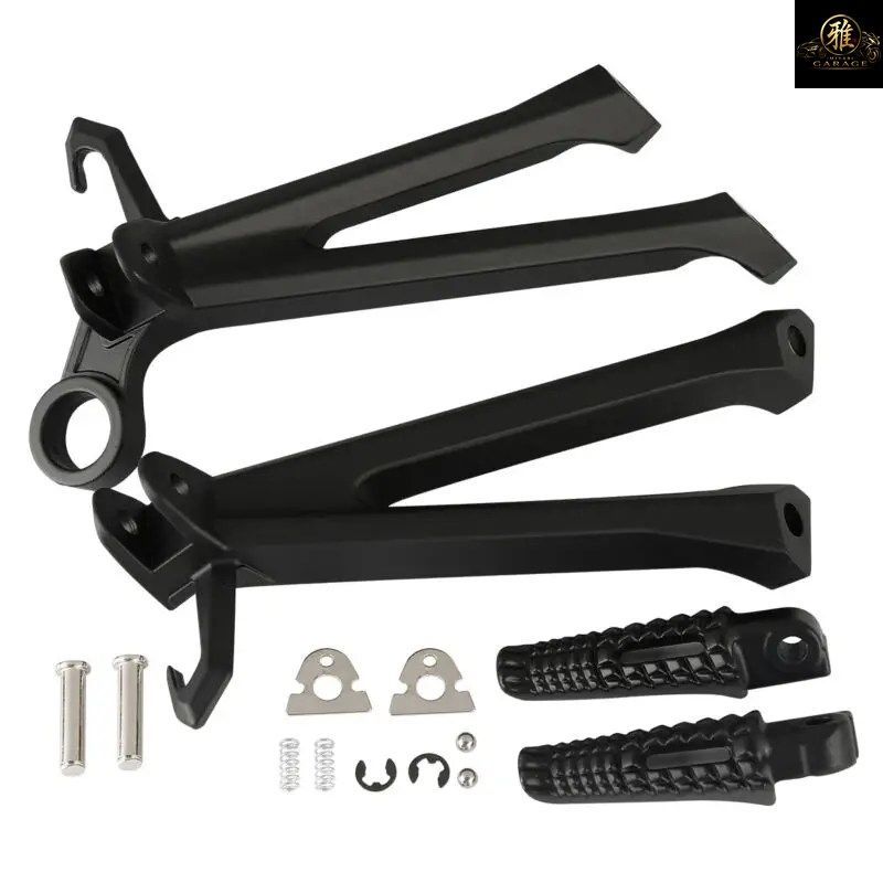 スズキ GSXR600 GSXR750 2011-2017 用リアパッセンジャーフットペグ/フットレストブラケット - 24 モーターサイクル
