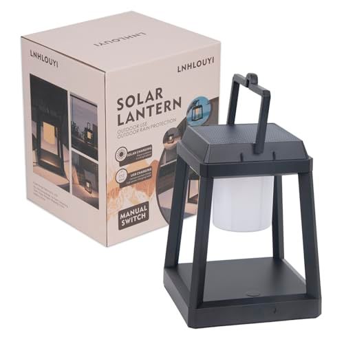 LED ソーラーランタン, Type-C USB充電式, 3段階調光, 防水, 持ち運び可能, キャンプ/庭/テーブル/非常用, 室内外兼用as 7aaf110a