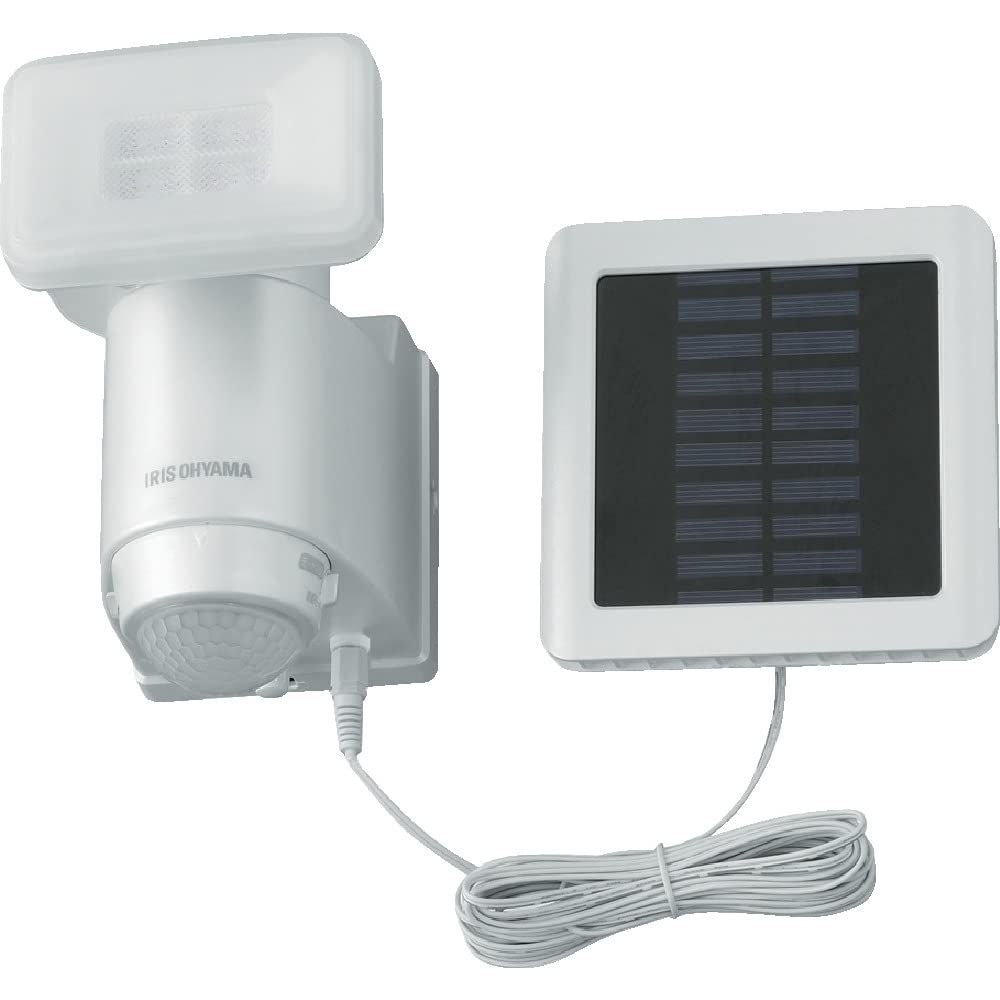 アイリスオーヤマ ソーラー発電式 LED人感センサーライト 防水仕様 明るさ400ルーメン LSL-SBSN-400as 01eddaae